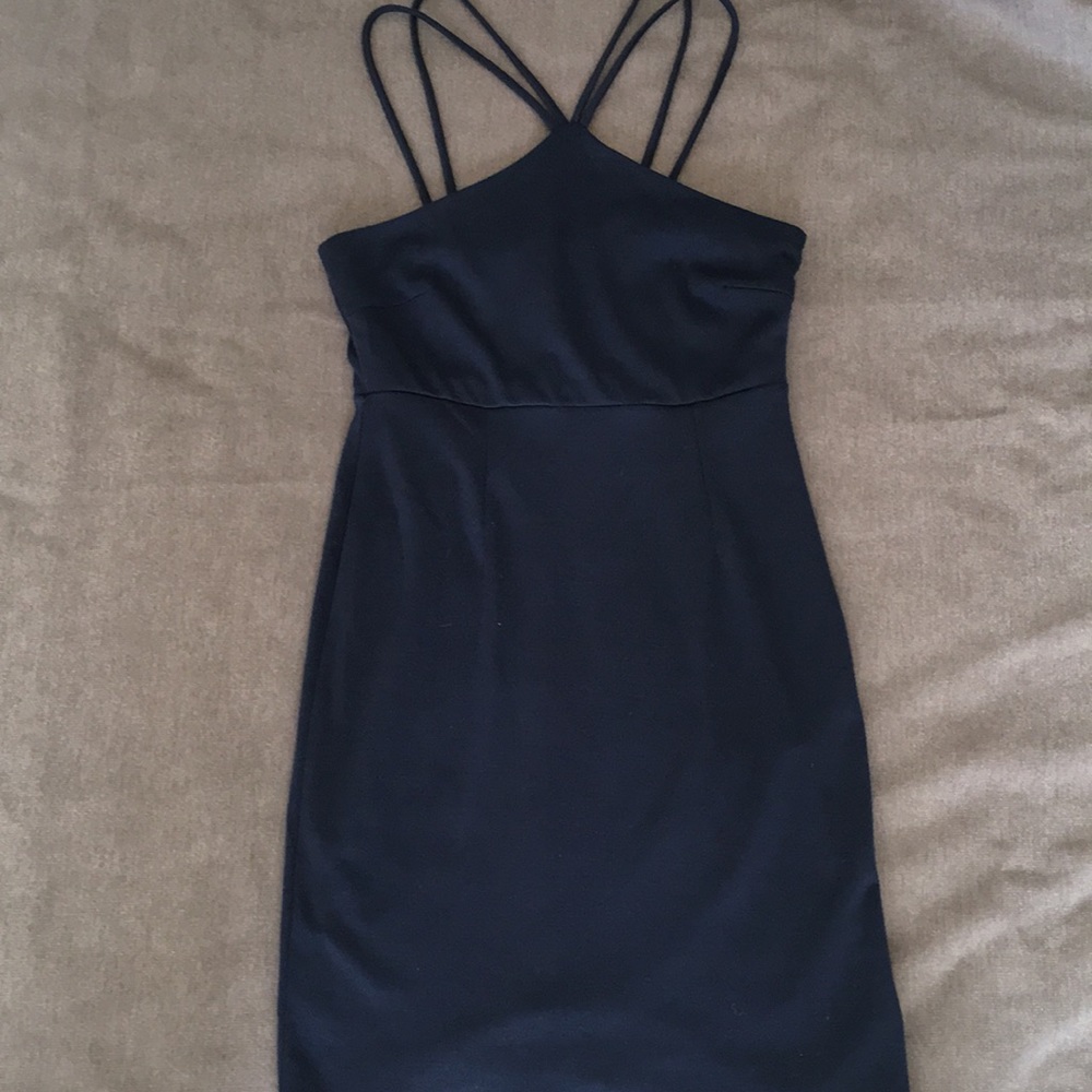 Dark blue dress